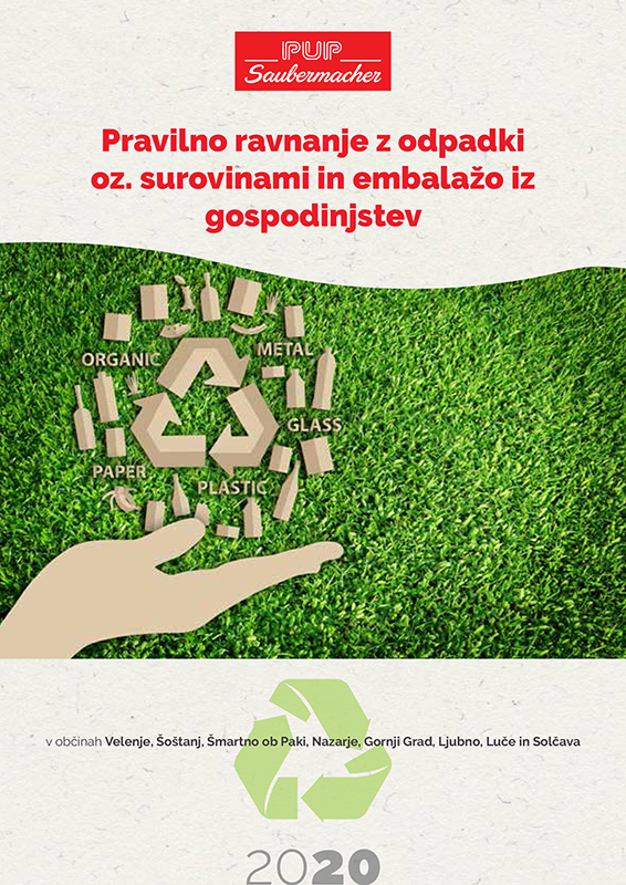 ŠALEŠKA DOLINA IN ZG. SAVINJSKA DOLINA (2020) - Pravilno ravnanje z odpadki